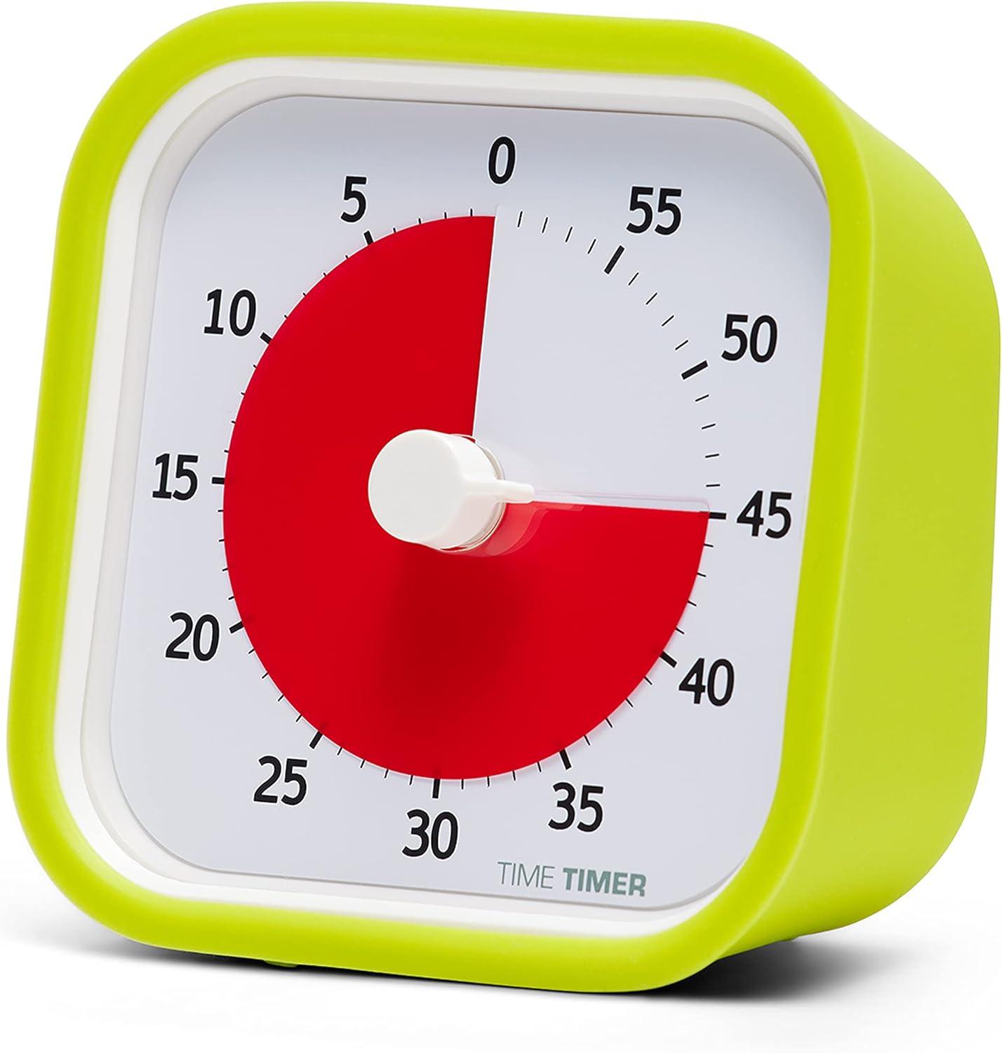 image:imageTIME TIMER 60 Minute MOD Education Edition Visual Timer with Desktop Software for Kids Classroom Learning Teachers Desk Clock Study Tool and Office Meetings with Silent Operation Sky BlueLime Green