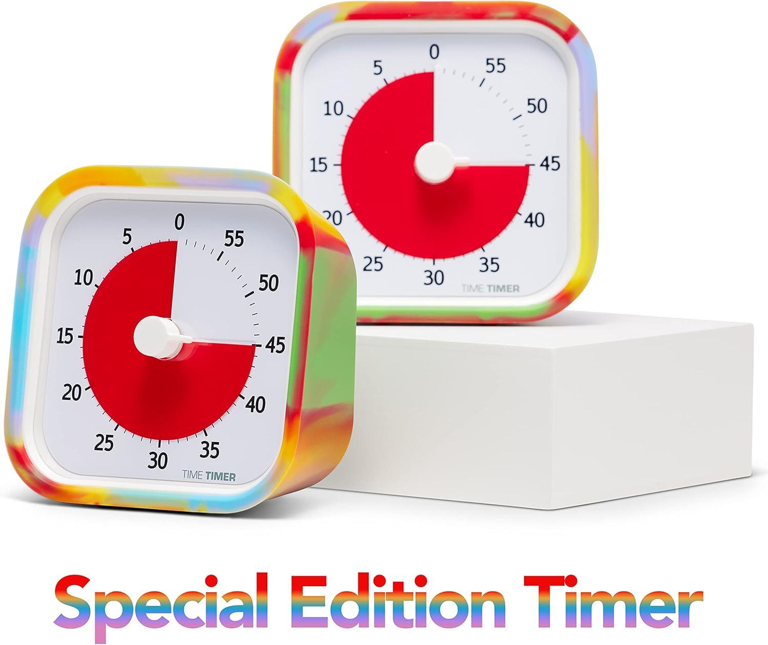 image:imageTIME TIMER 60 Minute MOD Education Edition Visual Timer with Desktop Software for Kids Classroom Learning Teachers Desk Clock Study Tool and Office Meetings with Silent Operation Sky BlueTie Dye
