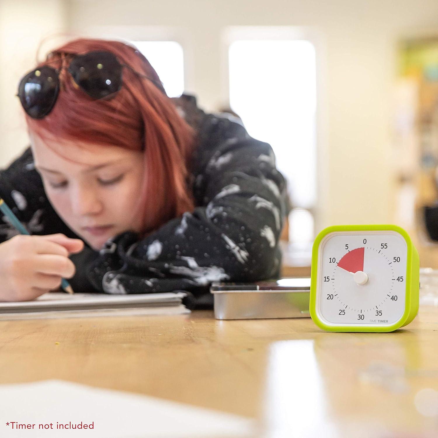image:imageTIME TIMER 60 Minute MOD Education Edition Visual Timer with Desktop Software for Kids Classroom Learning Teachers Desk Clock Study Tool and Office Meetings with Silent Operation Sky BlueLime Green