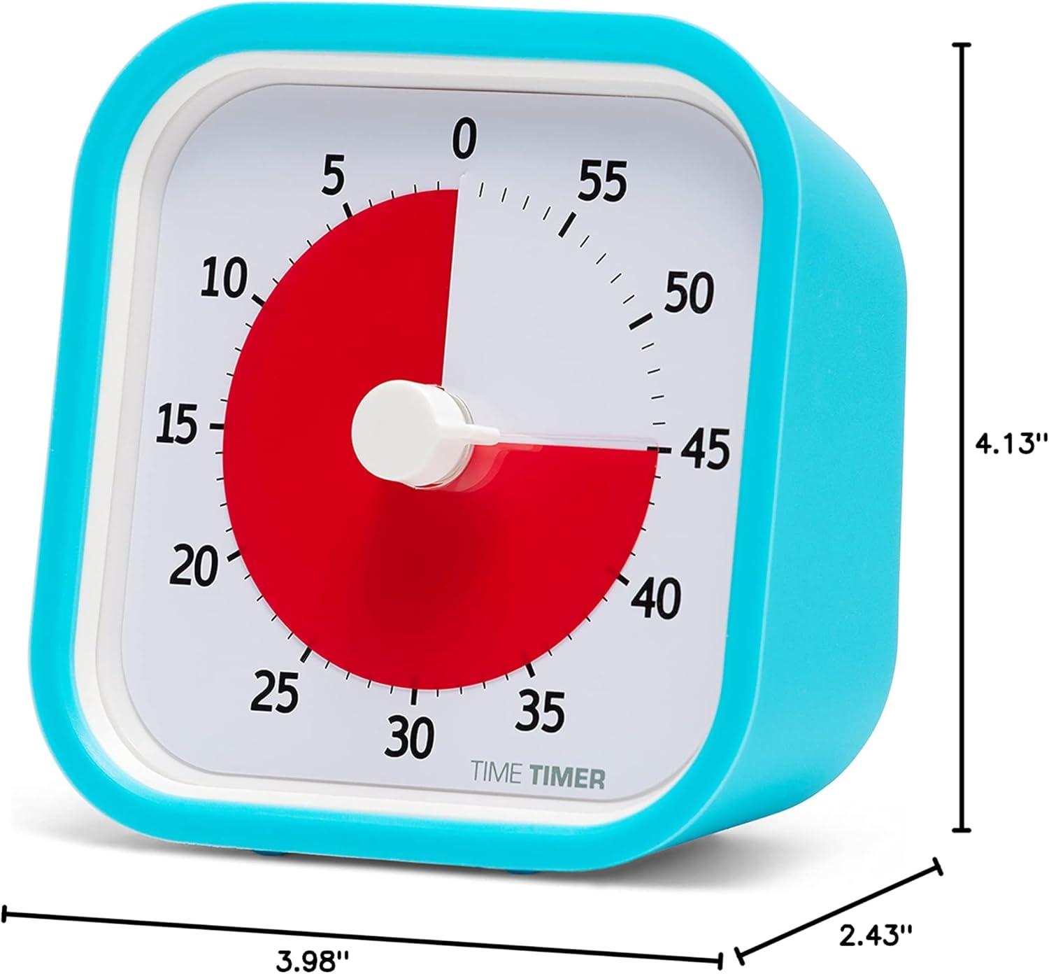 image:imageTIME TIMER 60 Minute MOD Education Edition Visual Timer with Desktop Software for Kids Classroom Learning Teachers Desk Clock Study Tool and Office Meetings with Silent Operation Sky BlueSky Blue