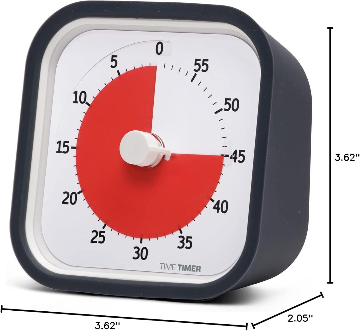 image:imageTIME TIMER 60 Minute MOD Education Edition Visual Timer with Desktop Software for Kids Classroom Learning Teachers Desk Clock Study Tool and Office Meetings with Silent Operation Sky BlueCharcoal Gray