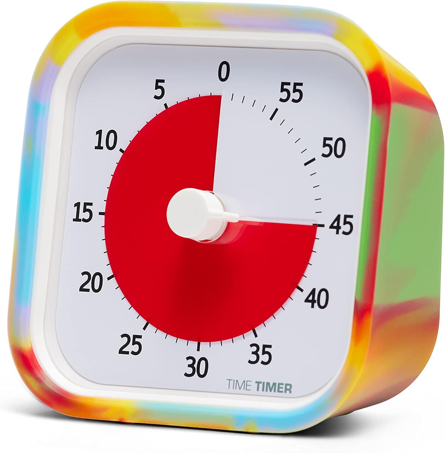 image:imageTIME TIMER 60 Minute MOD Education Edition Visual Timer with Desktop Software for Kids Classroom Learning Teachers Desk Clock Study Tool and Office Meetings with Silent Operation Sky BlueTie Dye