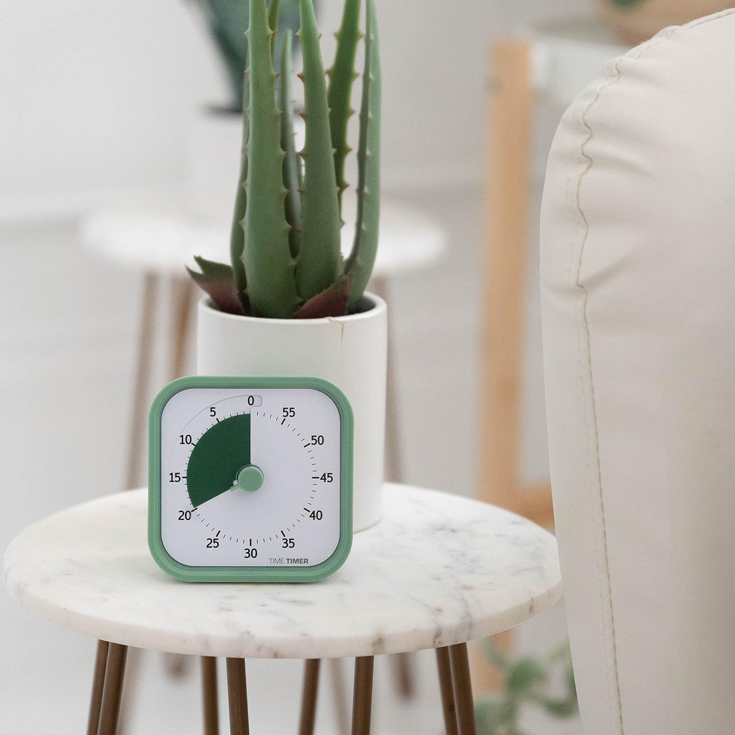 image:imageTIME TIMER Home MOD 60Minute Visual Timer Homeschool Supplies Study Tool Timer for Desk Office and Meetings with Silent Operation Dreamsicle OrangeFern Green