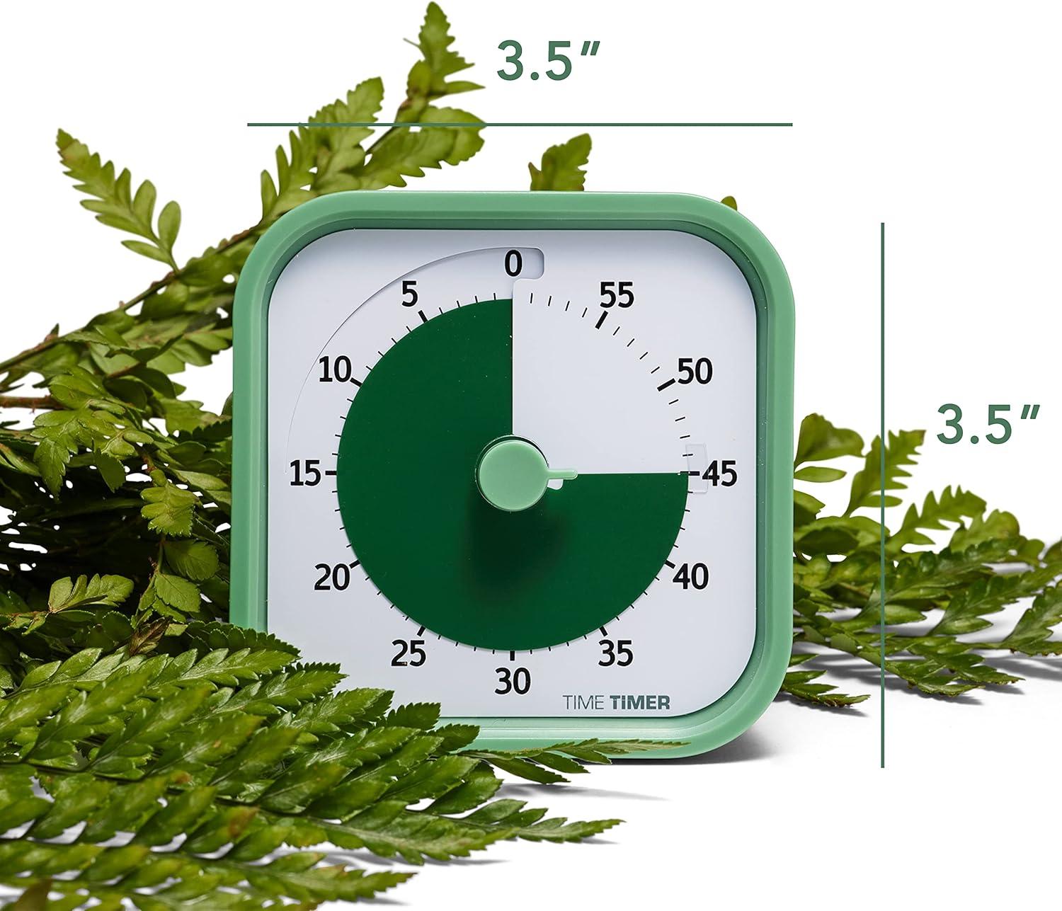 image:imageTIME TIMER Home MOD 60Minute Visual Timer Homeschool Supplies Study Tool Timer for Desk Office and Meetings with Silent Operation Dreamsicle OrangeFern Green