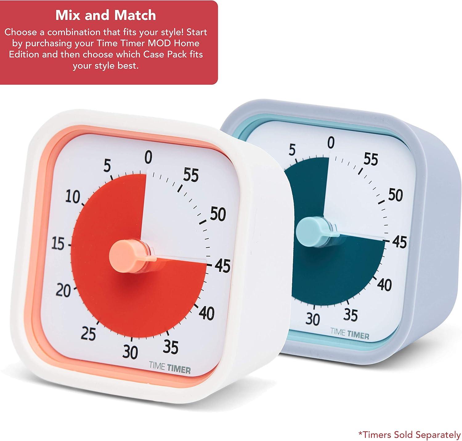 image:imageTIME TIMER Home MOD 60Minute Visual Timer Homeschool Supplies Study Tool Timer for Desk Office and Meetings with Silent Operation Dreamsicle OrangeGray White