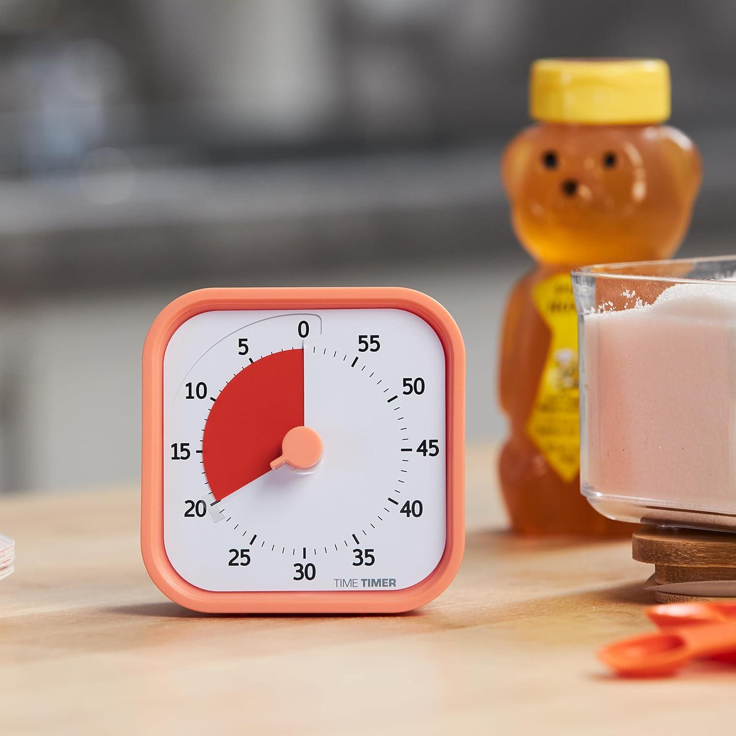 image:imageTIME TIMER Home MOD 60Minute Visual Timer Homeschool Supplies Study Tool Timer for Desk Office and Meetings with Silent Operation Dreamsicle OrangeOrange Dreamsicle