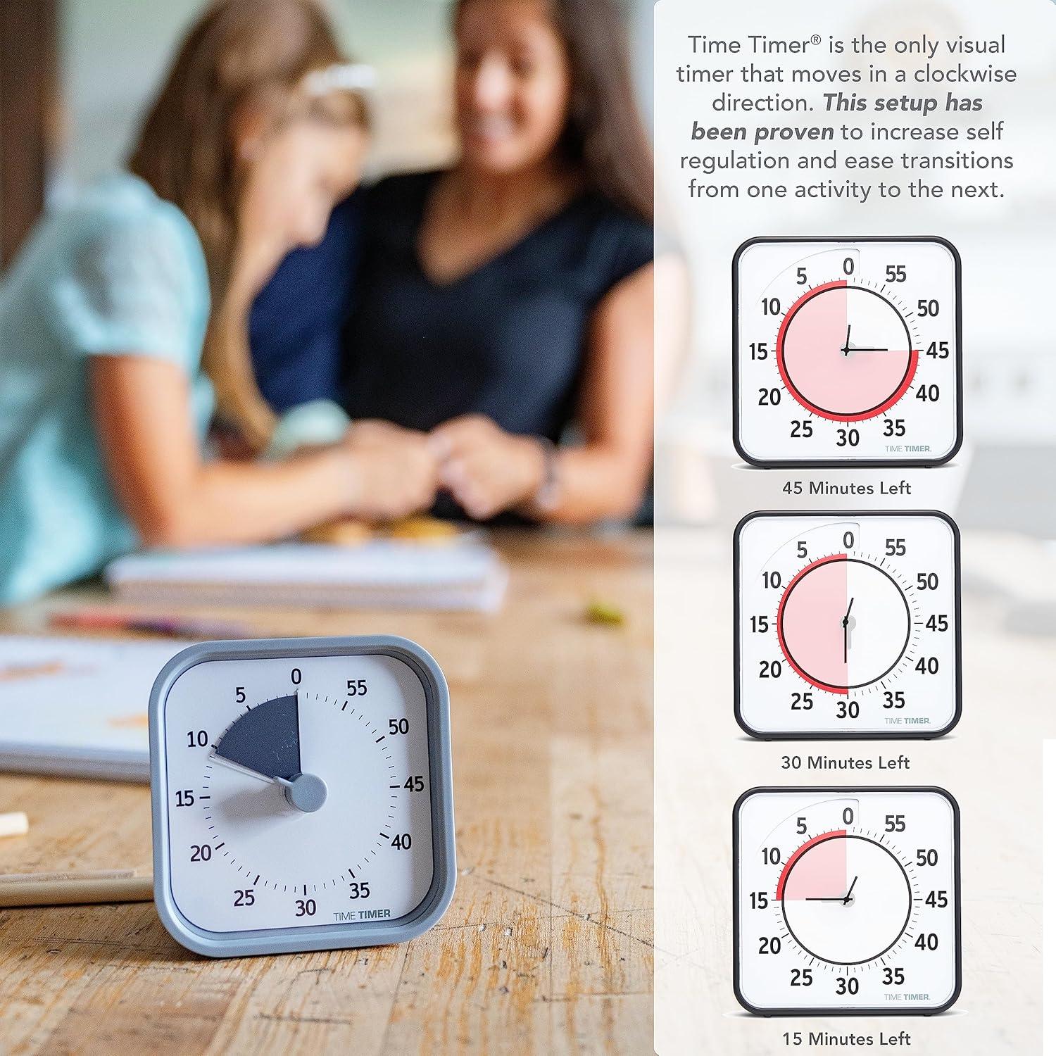 image:imageTIME TIMER Home MOD 60Minute Visual Timer Homeschool Supplies Study Tool Timer for Desk Office and Meetings with Silent Operation Dreamsicle OrangePale Shale