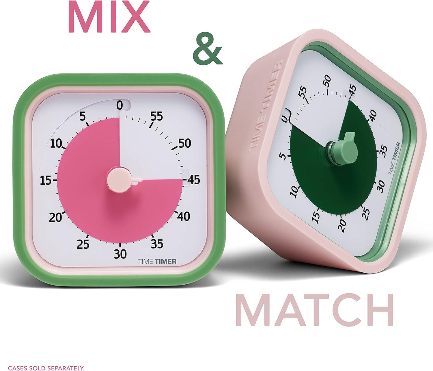 image:imageTIME TIMER Home MOD 60Minute Visual Timer Homeschool Supplies Study Tool Timer for Desk Office and Meetings with Silent Operation Dreamsicle OrangePeony Pink