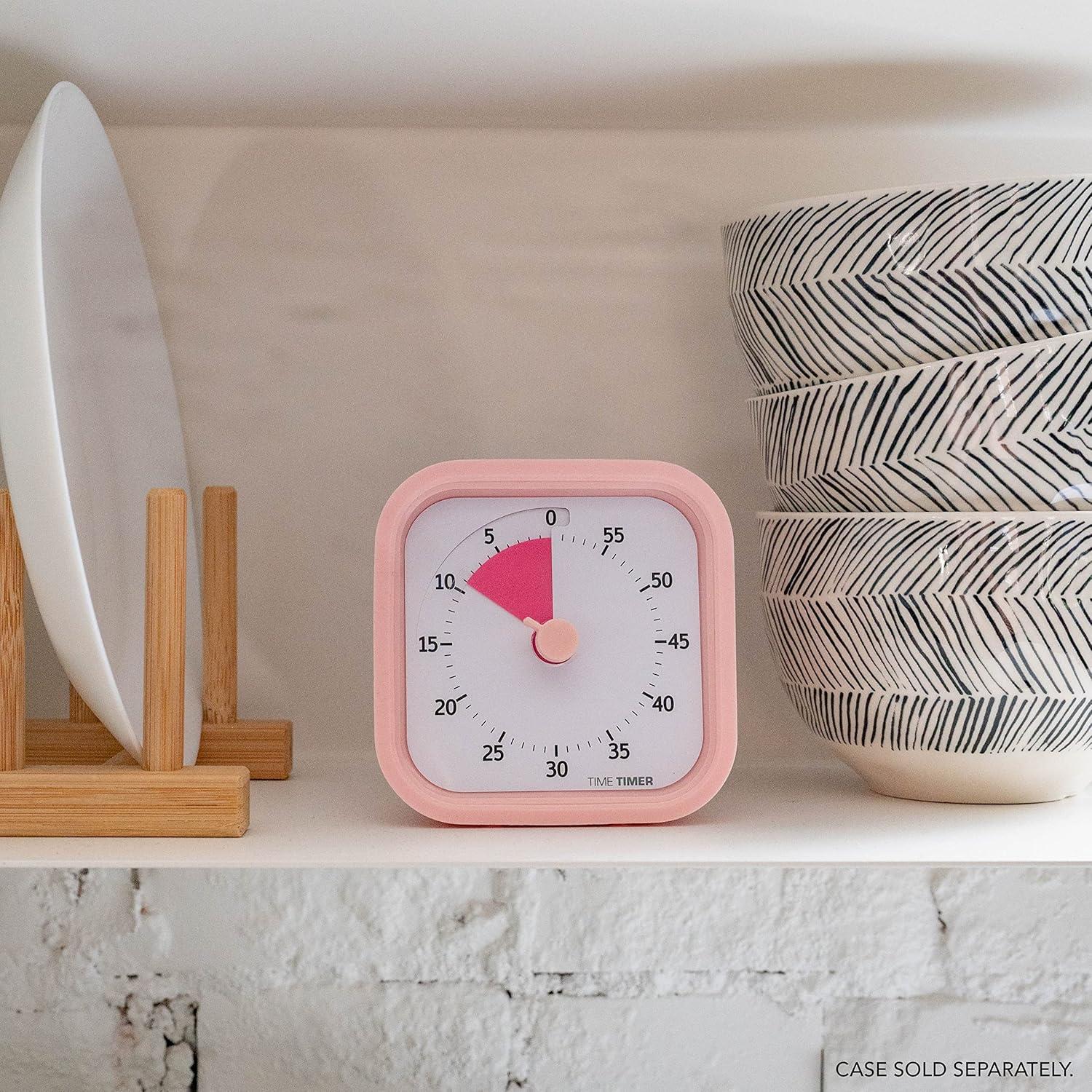image:imageTIME TIMER Home MOD 60Minute Visual Timer Homeschool Supplies Study Tool Timer for Desk Office and Meetings with Silent Operation Dreamsicle OrangePeony Pink