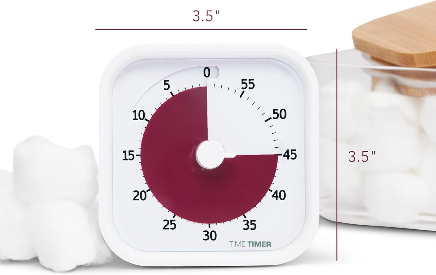 image:imageTIME TIMER Home MOD 60Minute Visual Timer Homeschool Supplies Study Tool Timer for Desk Office and Meetings with Silent Operation Dreamsicle OrangeWhite Cotton Ball