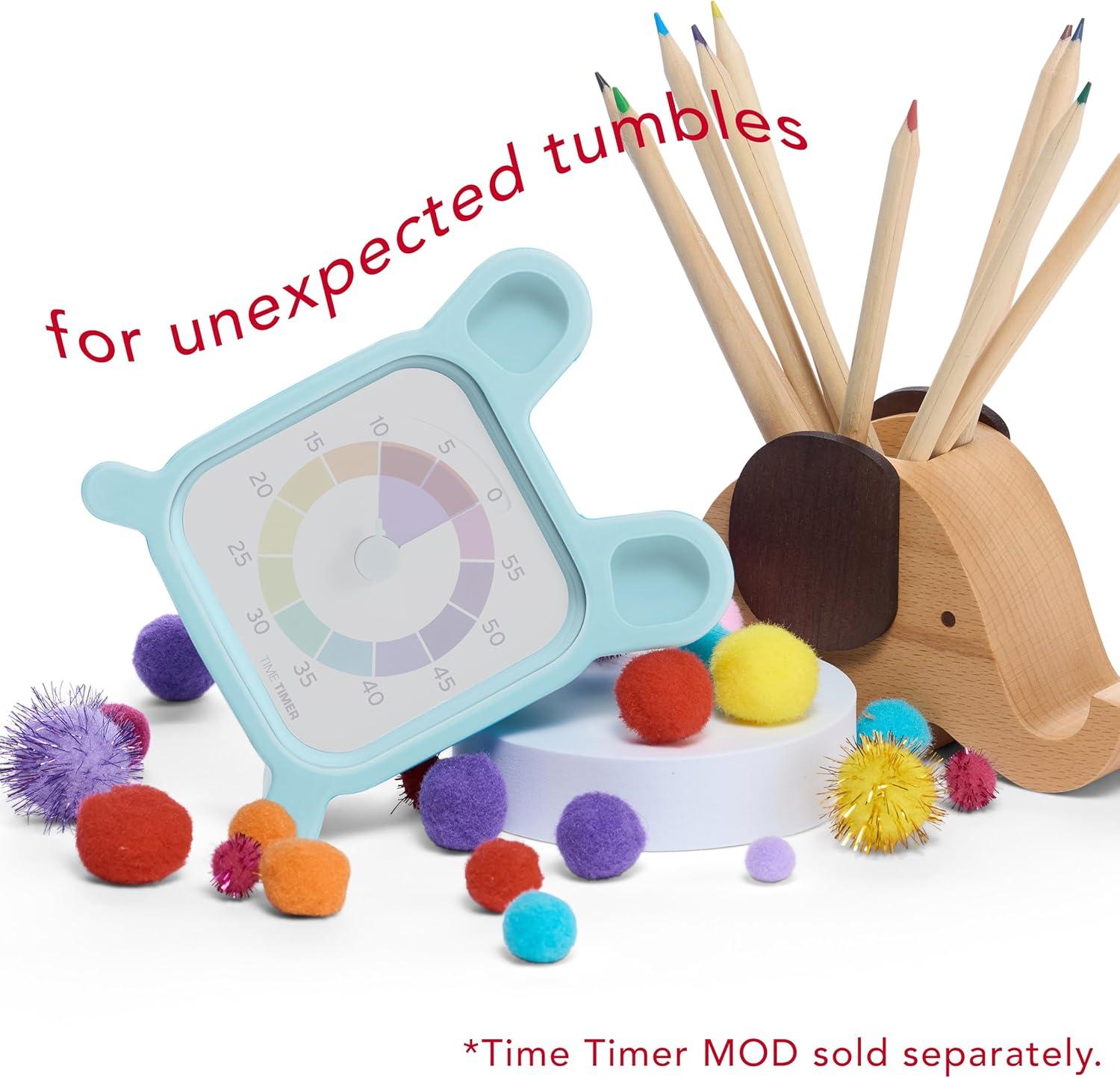 image:imageTime Timer MOD Home Edition Rainbow Wheel Individual Sized 60 Minute Visual Countdown Timer with 5 Minute Color Segments for Kids Toddlers Students with Silent Operation MulticolorAccessory Case