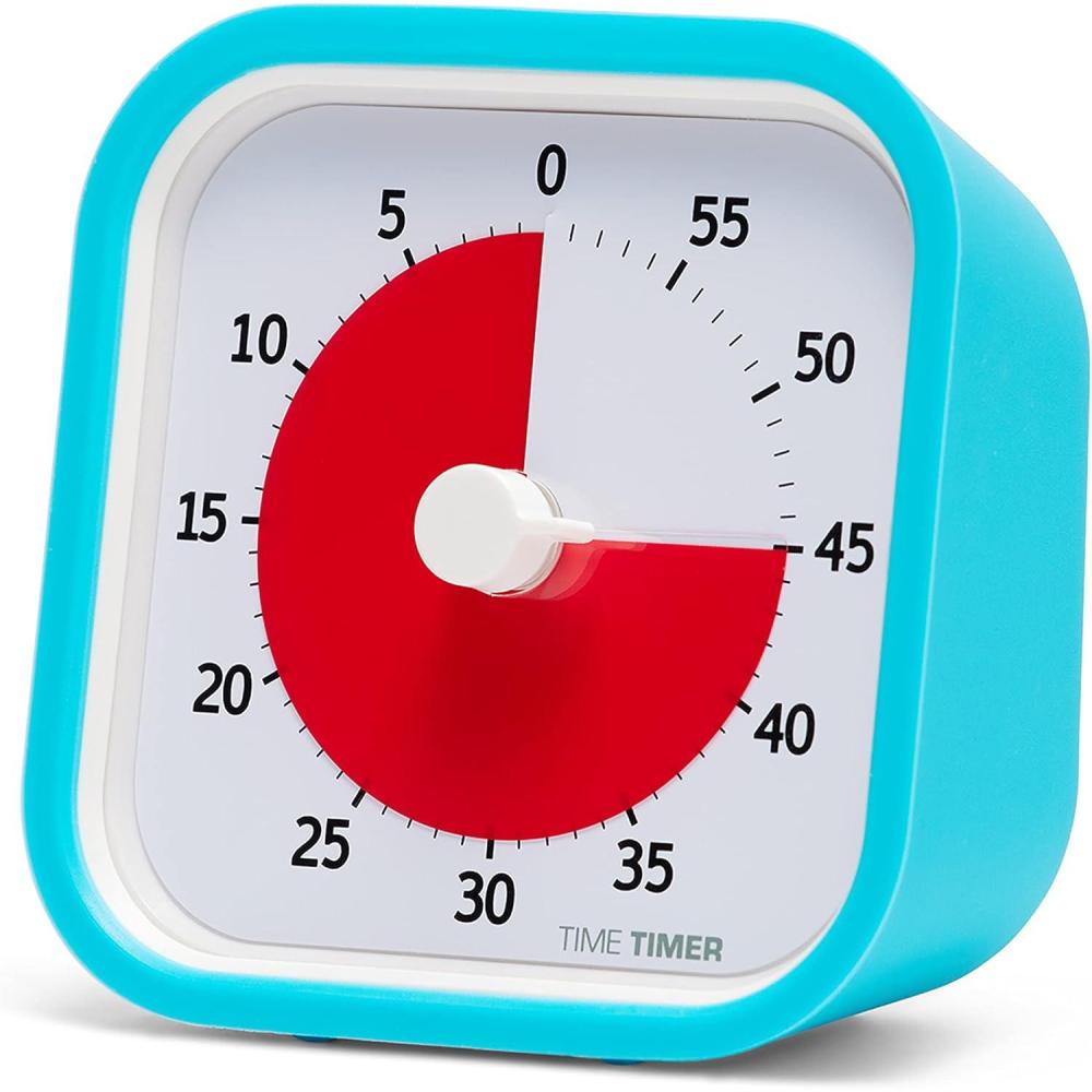 image:imageTIME TIMER 60 Minute MOD Education Edition Visual Timer with Desktop Software for Kids Classroom Learning Teachers Desk Clock Study Tool and Office Meetings with Silent Operation Sky BlueSky Blue
