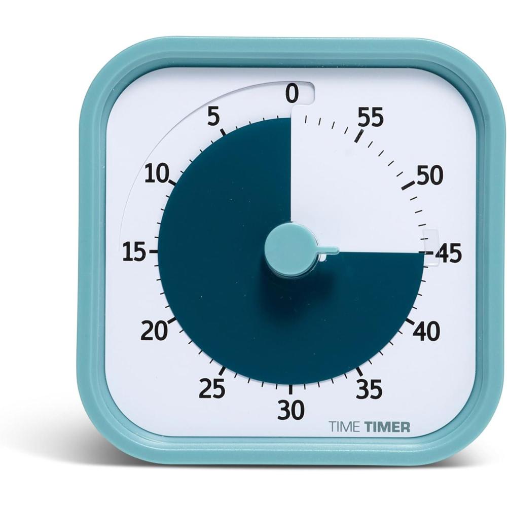 image:imageTIME TIMER Home MOD 60Minute Visual Timer Homeschool Supplies Study Tool Timer for Desk Office and Meetings with Silent Operation Dreamsicle OrangeLake Day Blue