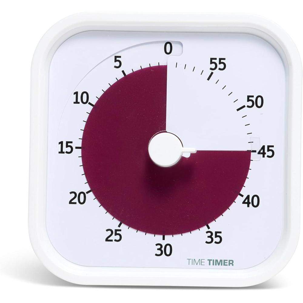 image:imageTIME TIMER Home MOD 60Minute Visual Timer Homeschool Supplies Study Tool Timer for Desk Office and Meetings with Silent Operation Dreamsicle OrangeWhite Cotton Ball