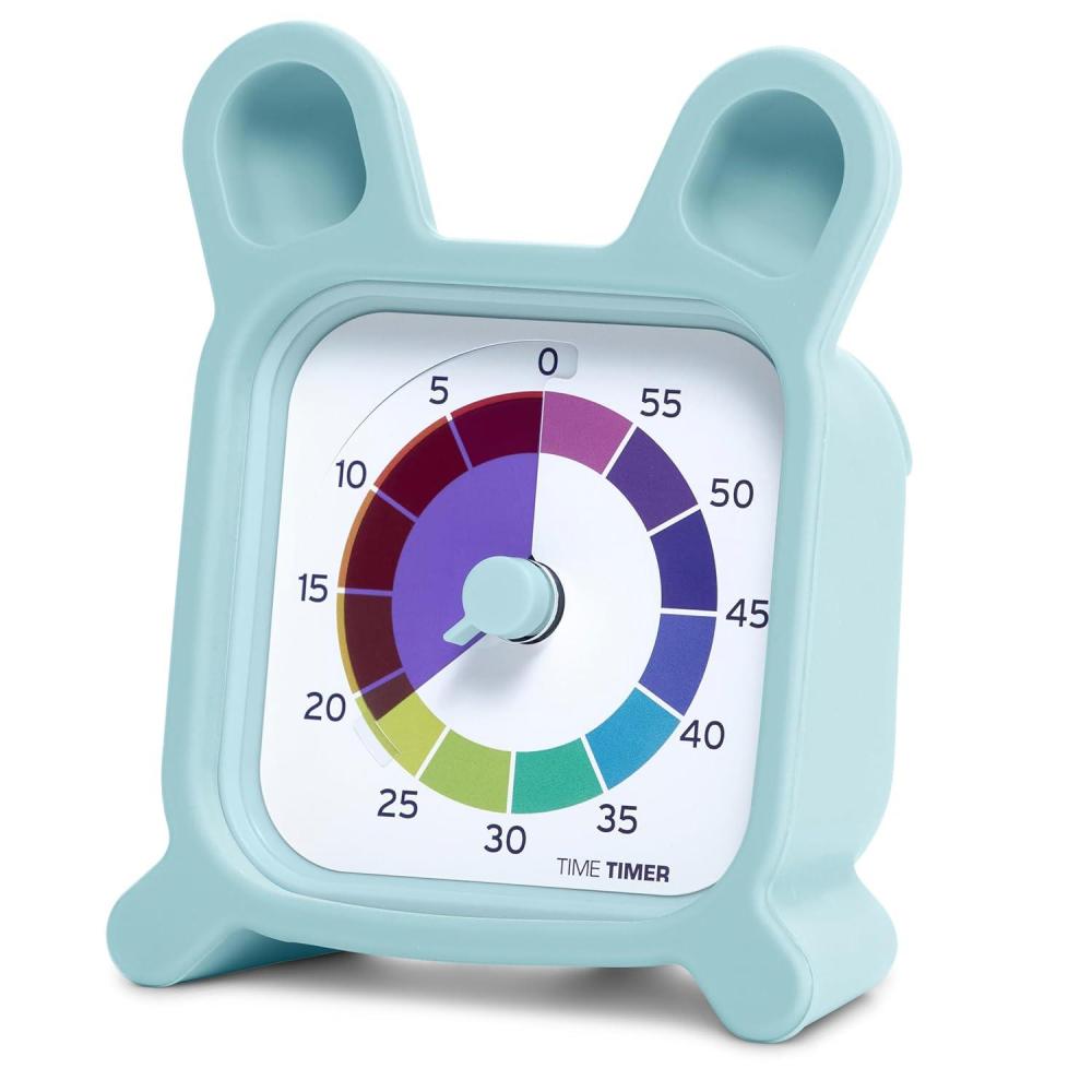 image:imageTime Timer MOD with Bunny Protective Case Animal Case with Rainbow Timer Individual Sized 60 Minute Visual Countdown for ADHD Autism Kids Students and Pomodoro with Silent Operation Bunny