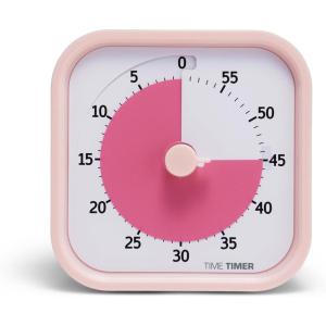 image:imageTIME TIMER Home MOD  60Minute Visual Timer Homeschool Supplies Study Tool Timer for Desk Office and Meetings with Silent Operation Dreamsicle OrangePeony Pink