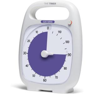 image:imageTIME TIMER Plus 60 Minute Desk Visual Timer  Countdown Timer with Portable Handle for Classroom Office Homeschooling Study Tool with Silent Operation Charcoal120 Minutes