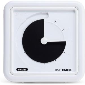 image:imageTime Timer Numberless Braille 8Inch Visual Timer  60Minute Countdown Silent Clock with Tactile Features amp HighContrast Disappearing Disk Desk Timer for Kids Office ADHD Autism  BlackBlack Disk